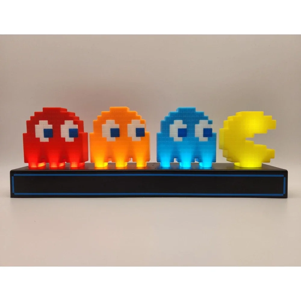 Pac-Man‎ and Ghosts Light 3 Modes Lamp Collectible Video Game - Tested Works